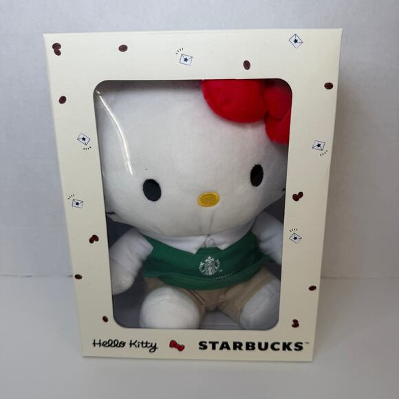 Starbucks Hello Kitty Boxed Plush 2025 Christmas Holiday Limited Edition - Picture 1 of 4